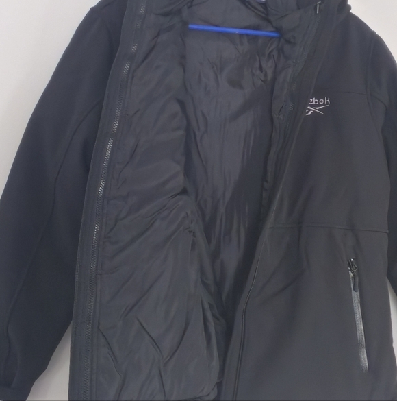Reebok Men’s 3 in 1 Systems Jacket Black XL NWT Hooded Winter Puffer Coat - Picture 10 of 16